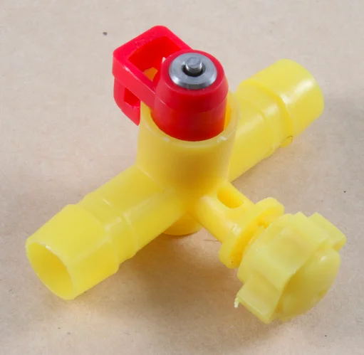 Yellow Chicken Nipple Drinker For Chickens Watering Dispenser Equipment