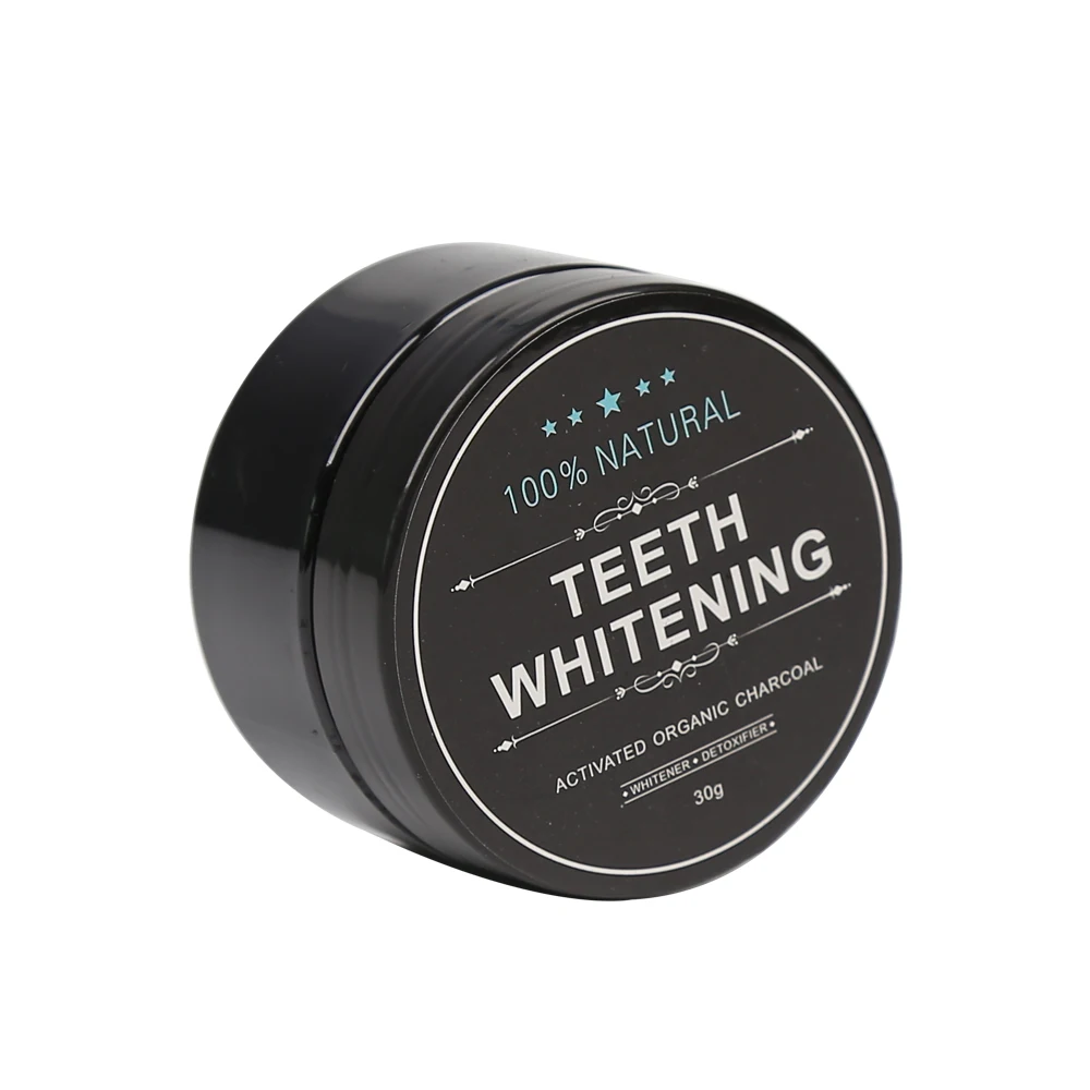 

Organic Bamboo Charcoal Teeth Whitening Teeth Powder For Teeth, Black