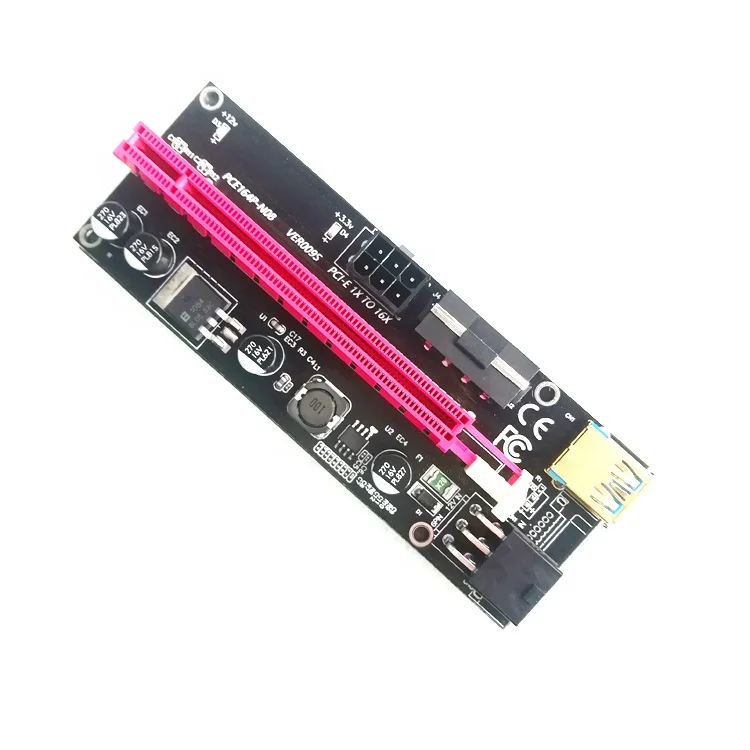 

PCIE 1x to 6x risers new version 009S riser card