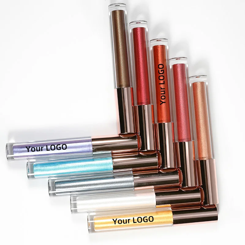 OCHAIN Fashion New Pigmented Liquid Eyeshadow 12 Color Logo Customized Eye Shadow Easy to Wear Liquid Eye Makeup Wholesale