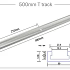 アルミ押出プロファイル木工 T トラックストップ 1000 ミリメートルマイタートラック T スロットトラック