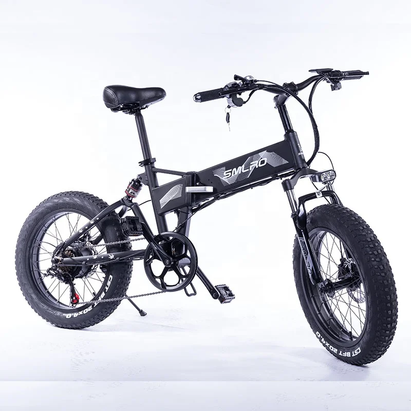 

Women 20" Folding Snow ebike 1000W motor bike Adult Internal Battery in Frame bicicleta electricas fat tire electric bike