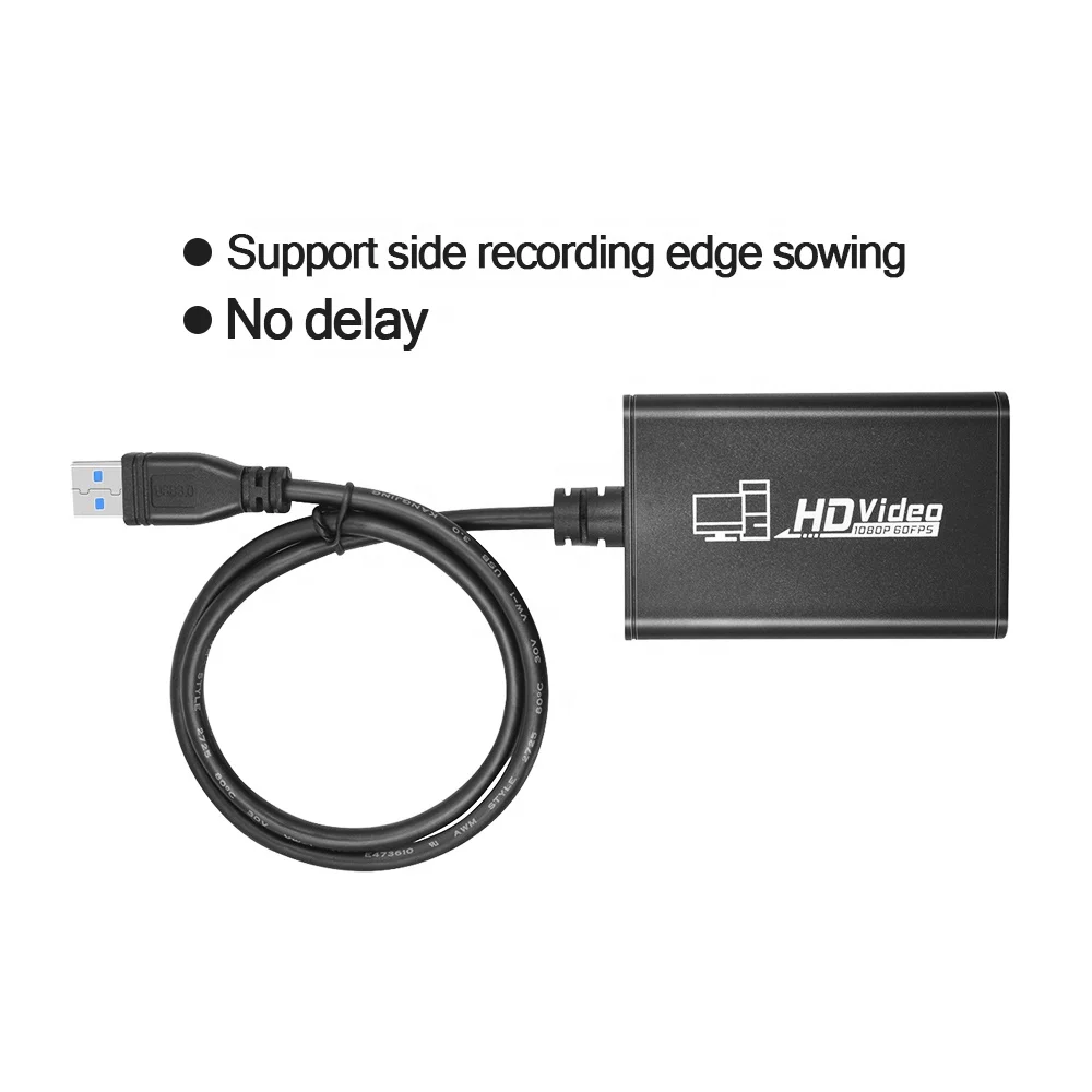 
AOEYOO USB3.0 TO HDMI Video Capture Support YUY2 4K Input No delay live streaming 4k video capture card with loop game capture 