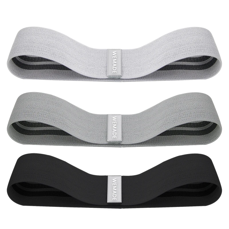 

oem fitness hip exercise elastic fabric resistance bands