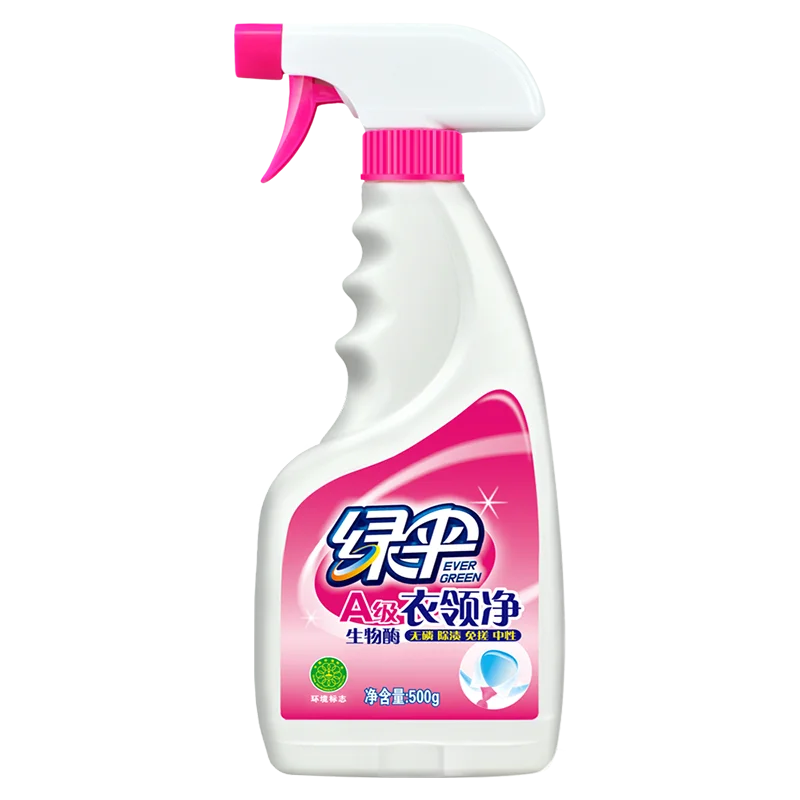 

new tech pre-treat heavy dirt cleaner detergent stain remover spray liquid, Colorless transparent