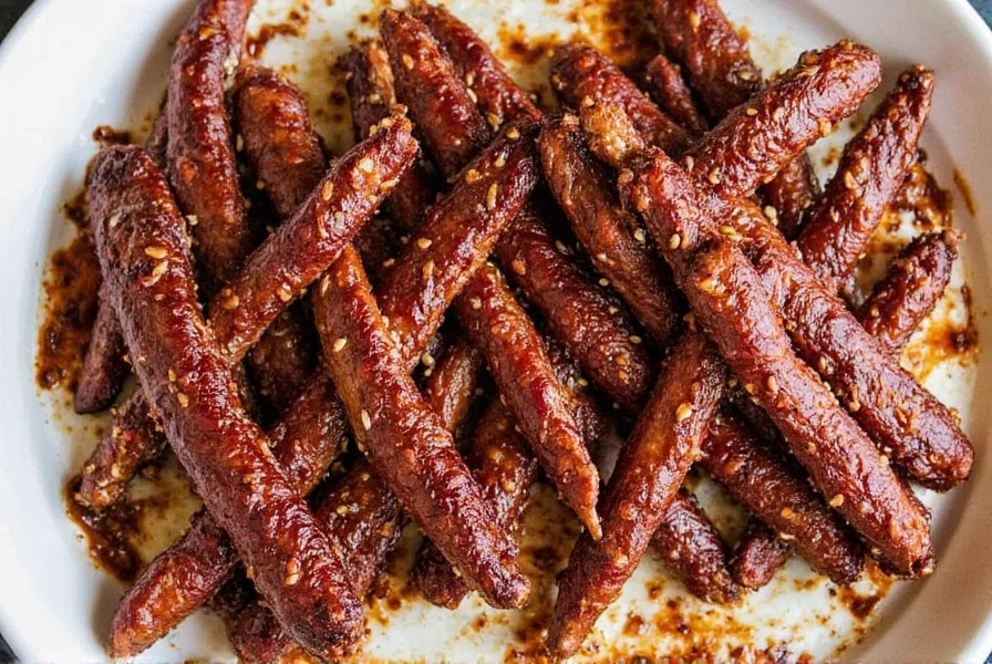 Close-up of yellow mustard seeds in a mortar with smoked pork shoulder and traditional South Carolina mustard BBQ sauce