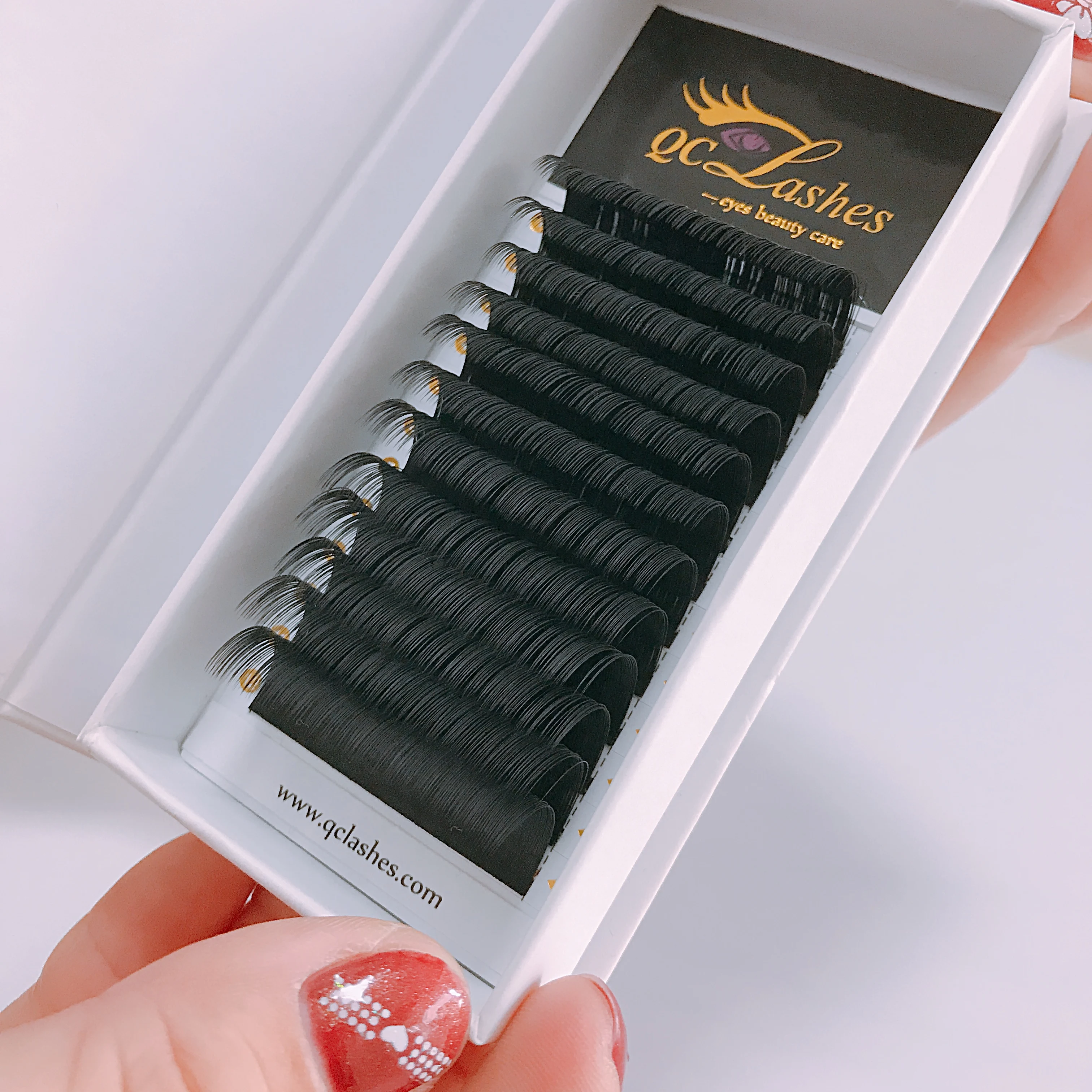 

Hand Made Individual Classic Eyelashes Extensions Private Label Lash Extensions Private Label Professional Faux Mink Lashes, Natural black