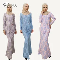 

Best quality Fashion design women baju kurung modern malaysia Lace Moden Baju Kebaya