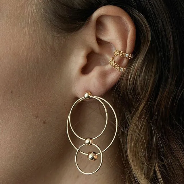 

Fashion gold drop earrings For Women Wholesale N204140, Colors