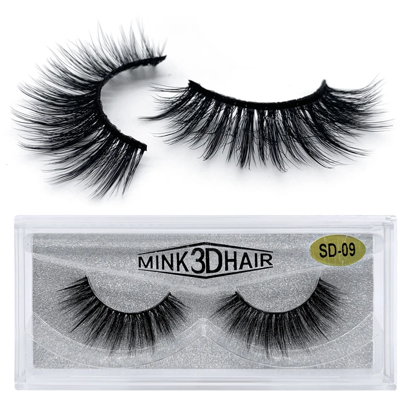 

Wholesale comfortable private label eye lashes 3d Faux Mink 25mm false strip eyelashes with customize own brand box, Natural black