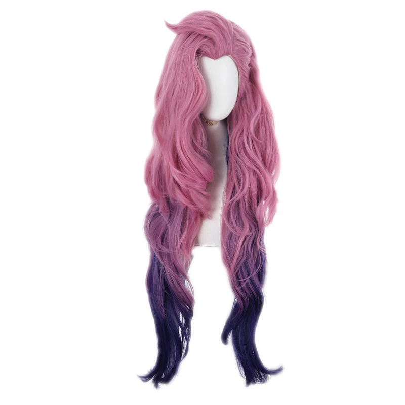 

Pink Gradient Pink Purple Gradient Blue Purple Long Hair Anime Comic Exhibition Cosplay Hair High Temperature Silk Game COS Wigs, Pic showed