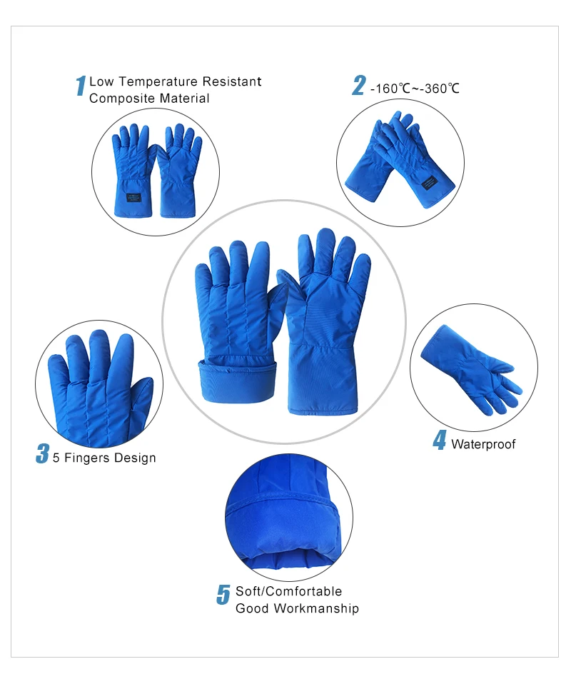 Refrigeration House Gloves Cold Protection Cryogenic Warm Flexible Cold