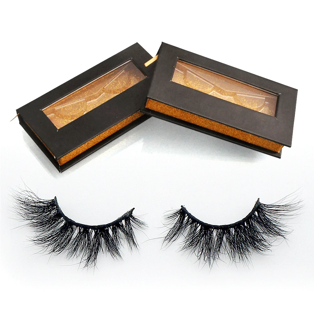 

Siberian cruelty free 3d mink eyelashes strips with best custom packaging