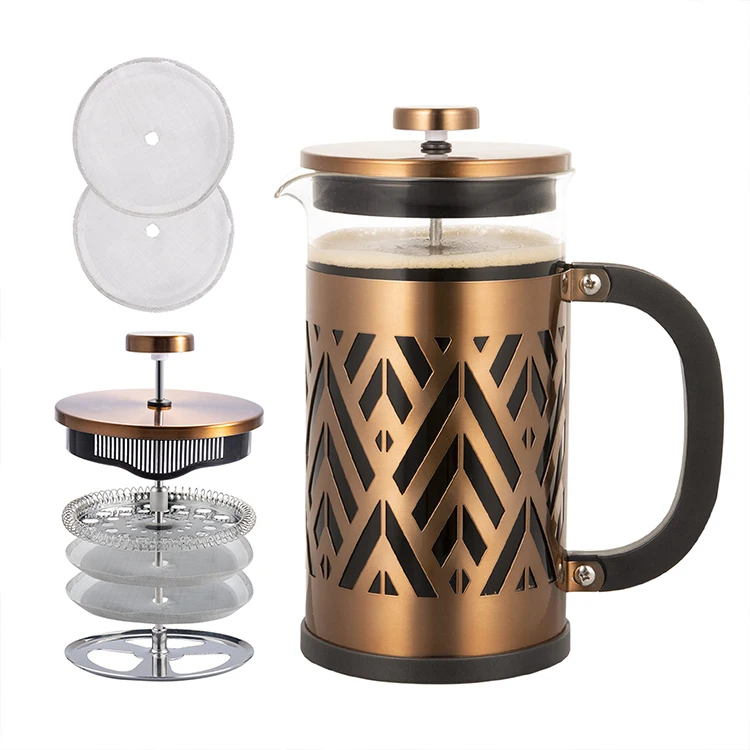 

New Arrival Coffee French Press Stainless Steel French Press Coffee Maker Stainless steel Press French, Customized