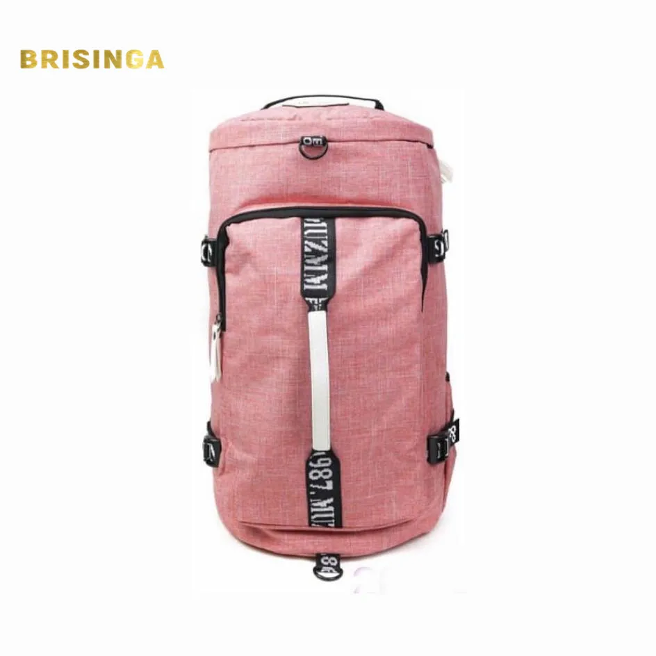 

Wholesale unisex waterproof duffel bag large oem customized logo outdoor insulated duffel bags, Pink