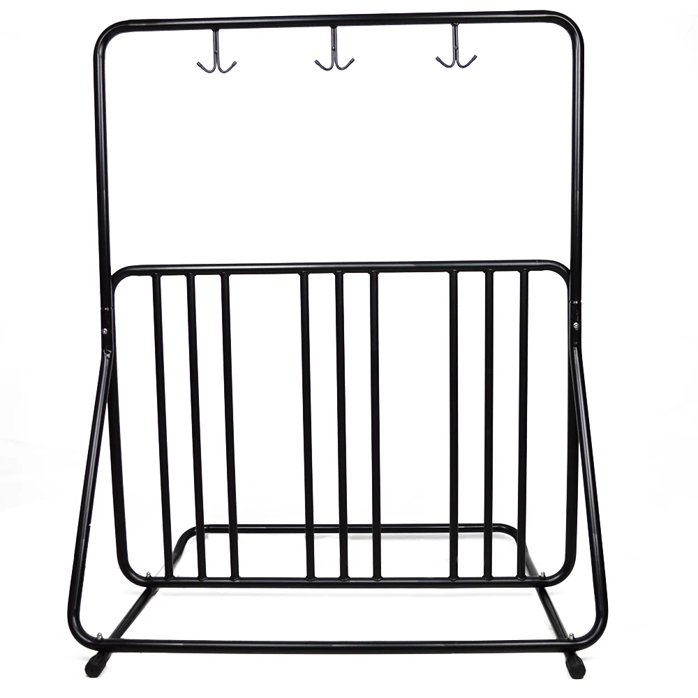 

Hot selling foldable ground bicycle parking rack 20"-29" foldable bike storage stand other spare parts wholesales, Balck