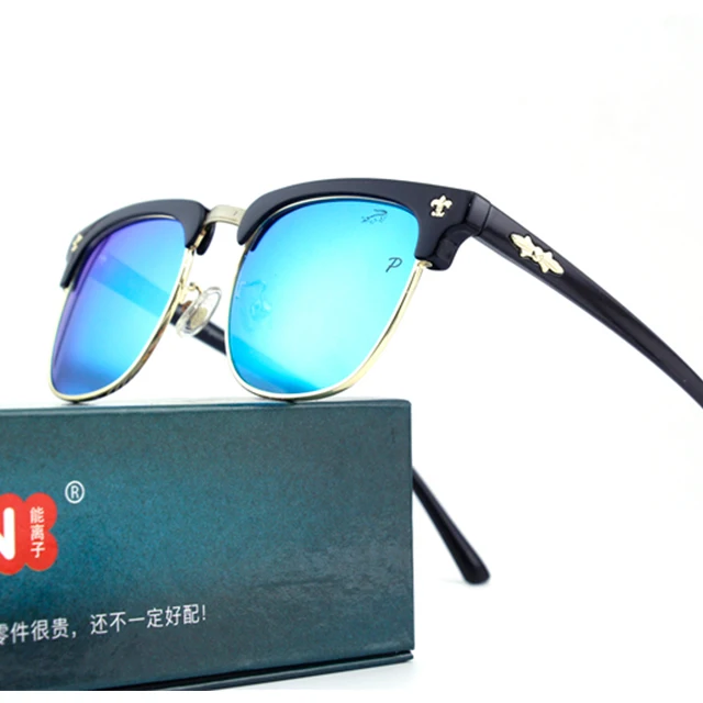 

Support mixed batch Custom classic square polarized Frame Sunglasses popular color Designer Sunglasses Unisex, As picture