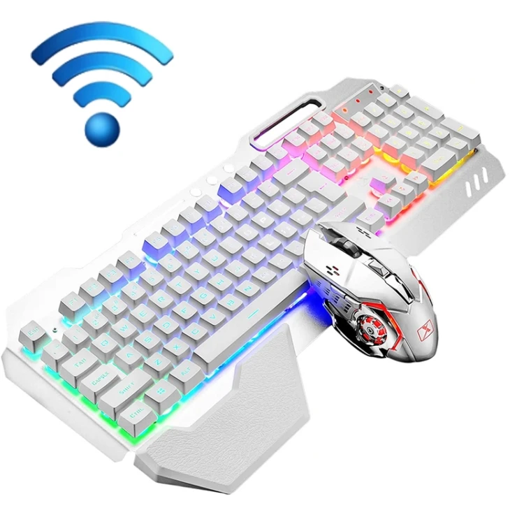 

Gaming Keyboard Mechanical RGB Rechargeable Gaming Wireless Keyboard and Mouse Set