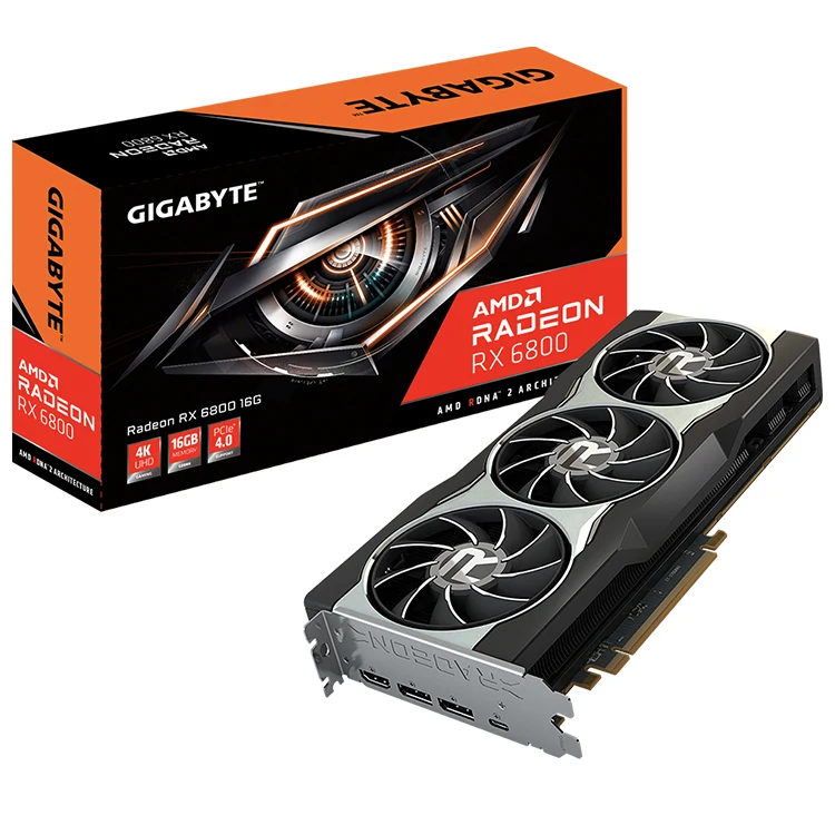

GIGABYTE AMD Radeon RX 6800 16G Gaming Graphics Card with 256-bit GDDR6 Memory AMD RDNA 2 Support PCI-Express 4.0 x16