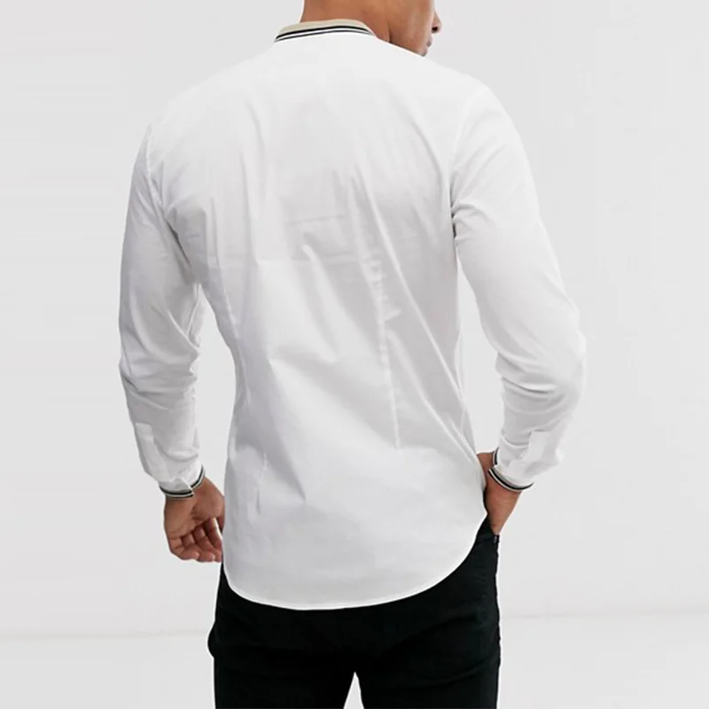 white formal men's shirt