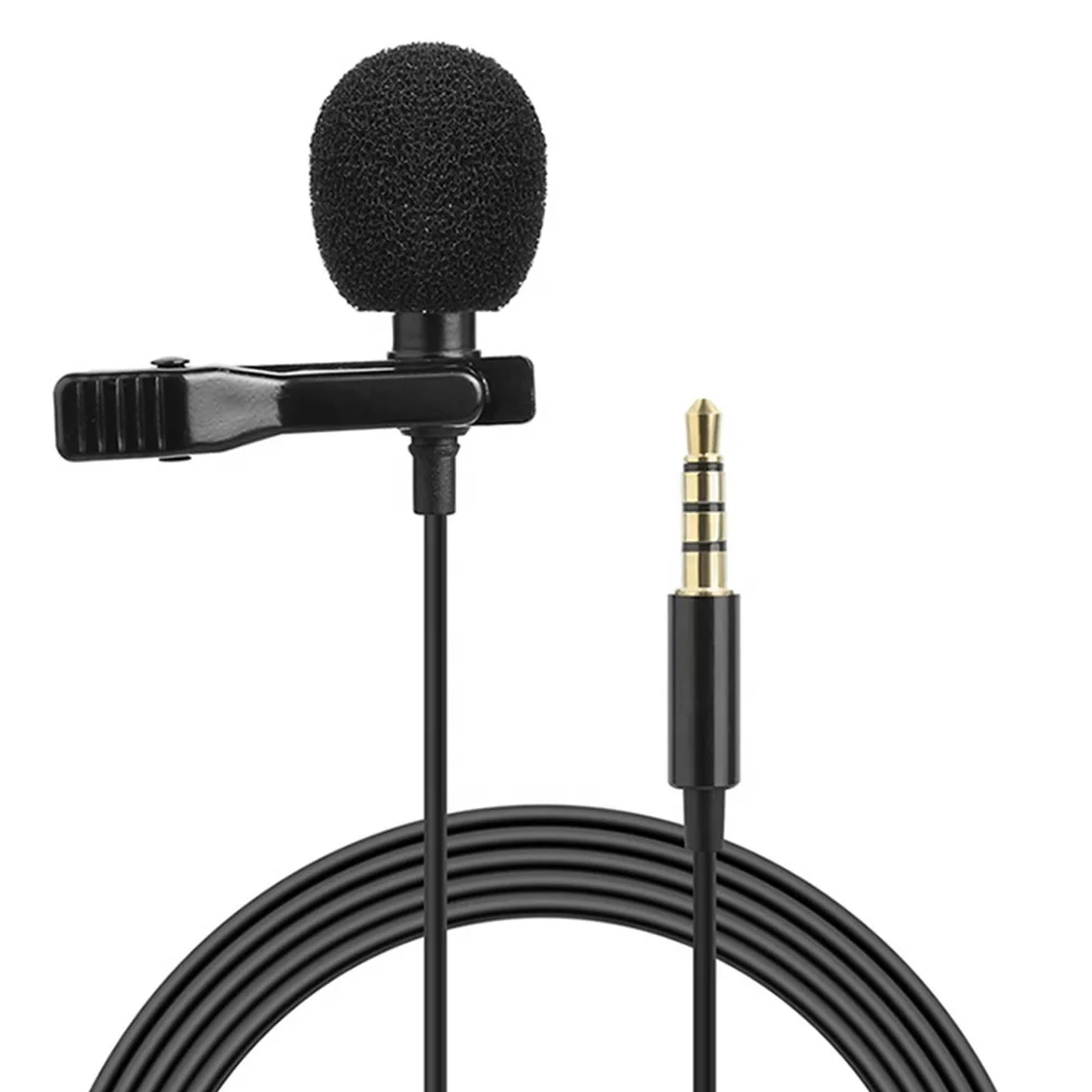 

Doonjiey 3.5mm/35mm wired mobile lavalier lapel microphone for mobile phones recording external newest portable