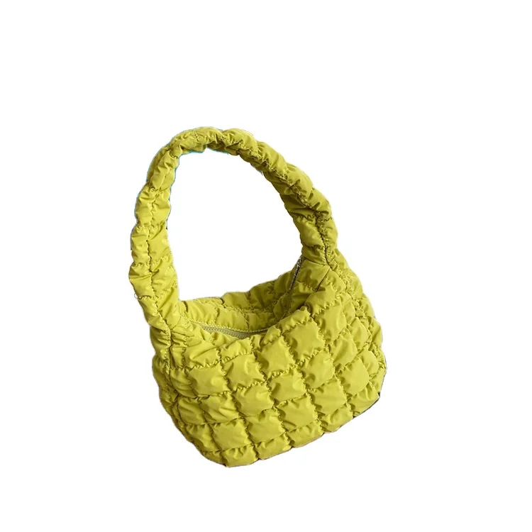 

Simple pleated handbag Women bags new 2021 mini ice blue woven dumpling leather handbag armpit bag women handbags