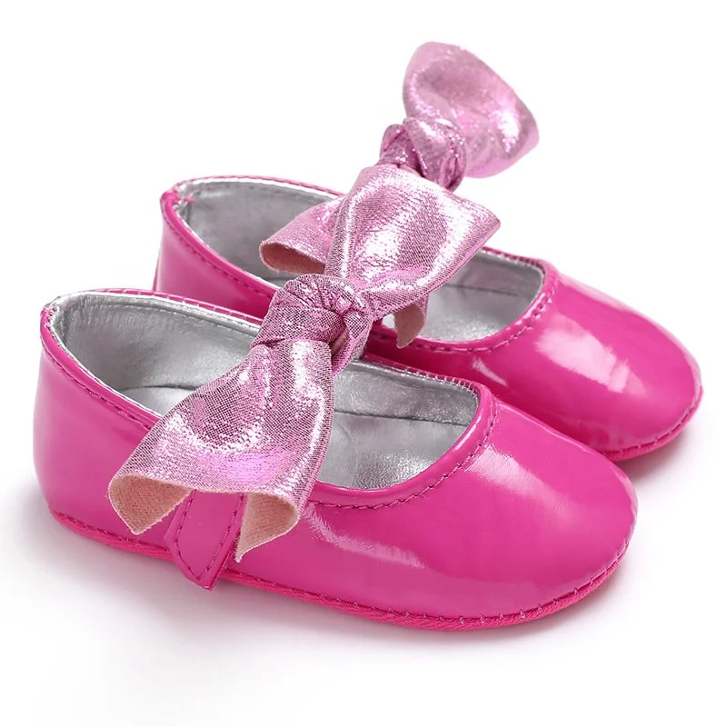 

WONBO Hot selling beautiful princess baby girl shoes beautiful soft sole anti-slip baby shoes girls