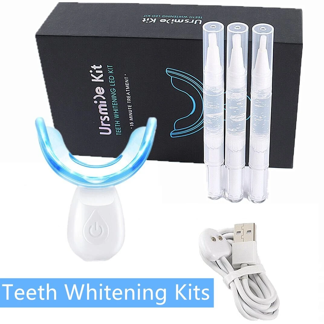 

Upgrade Teeth Whitening Kit With 16 LED Light Dental Peroxide Gel Oral Care Clean Remove Tooth Stains Dropshipping