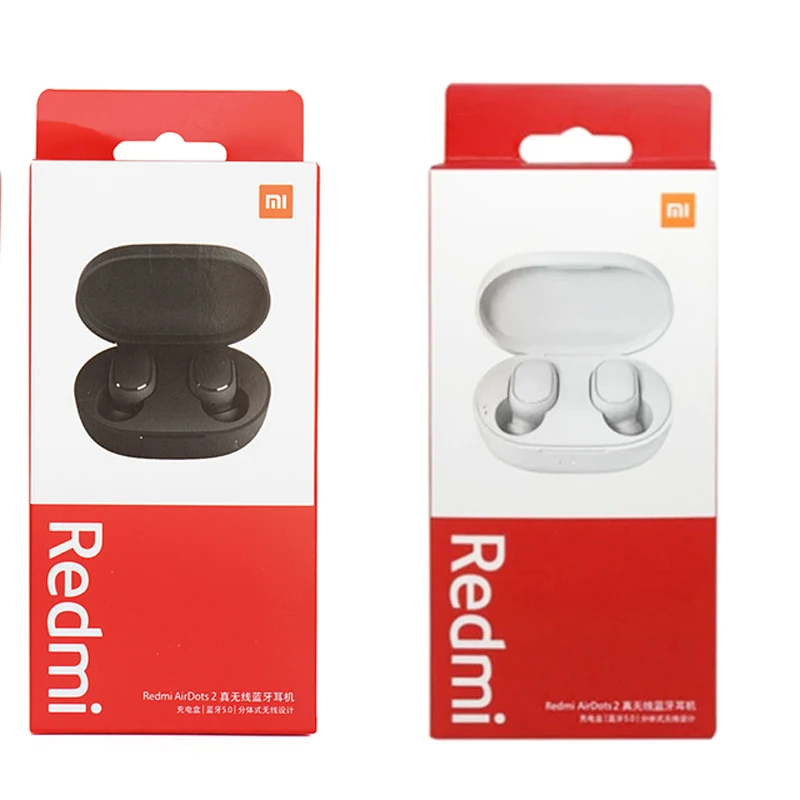 

original waterproof in-ear headphones Wireless BT5.0 Earphones True Wireless Earbuds AI Control Redmi Airdots 2