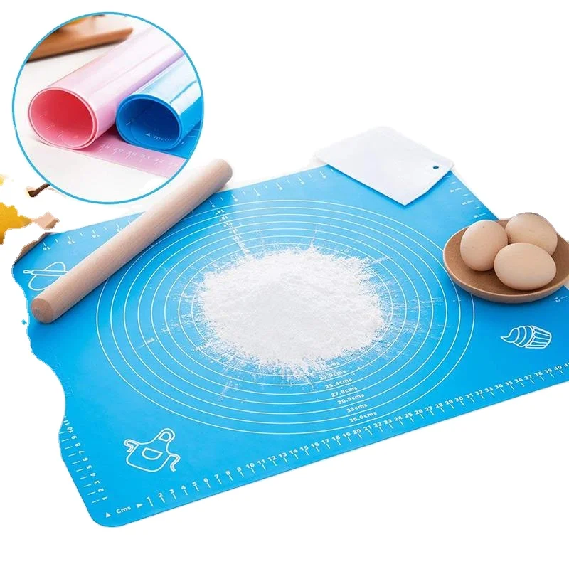 

Multi-size Silicone Baking Mat Sheet Extra Large Baking Mat for Rolling Dough Macaroo Pizza Dough Non-Stick Maker Holder Pastry
