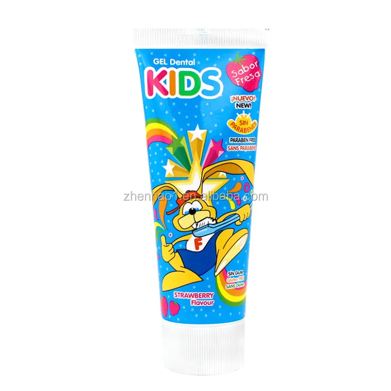 

Natural and safe oem brand names dental care strawberry fruity flavor organic children baby kids toothpaste, Pink