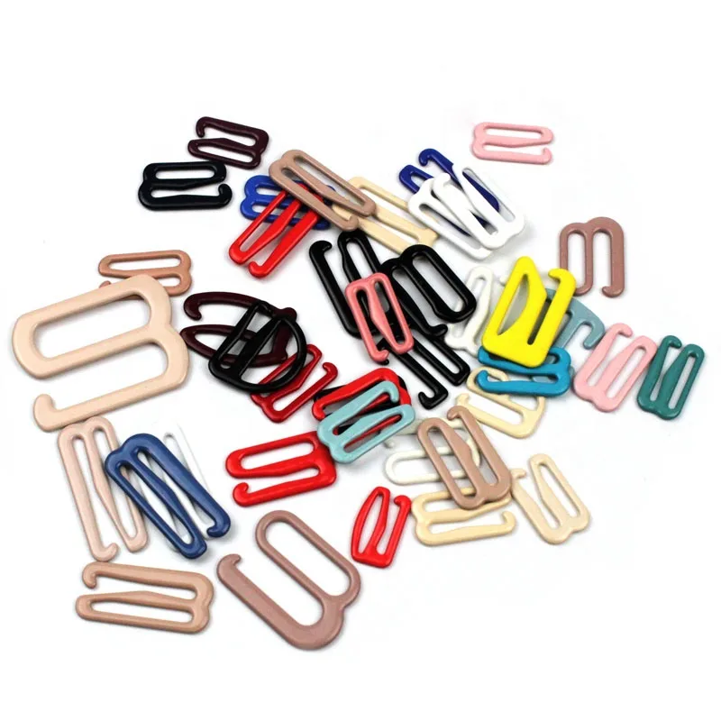 

Eco-friendly Nylon coating metal Bra Rings Sliders Hooks