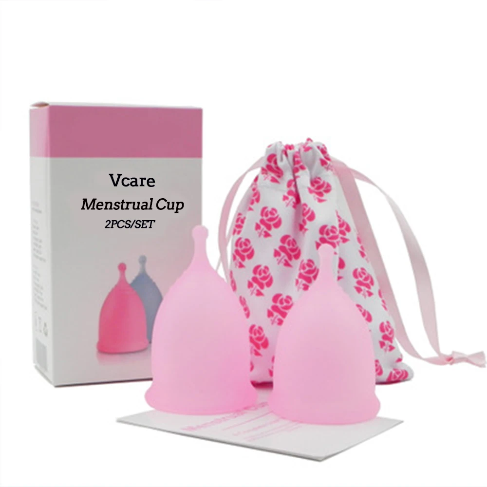 

2020 Design 100% Medical Silicone Eco Friendly Lady Menstrual Cup, Purple, pink, blue, green