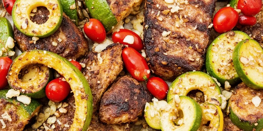Eggplant with harissa glaze grilled