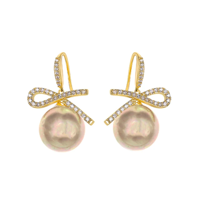 

Fashion Jewelry Rose Gold Pearl Earring for Women