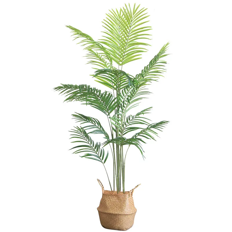 

Green plant potted phoenix tail sunflower areca palm trees decorative Nordic plant imitative tree