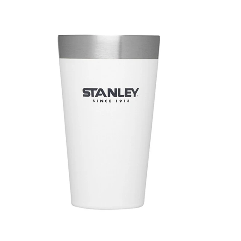 

Wholesale Gift without Lid Beer Mugs Stanley Adventure Stainless Steel Double Wall Vacuum Flask Bottle Stay Chill Beer Pint 16OZ