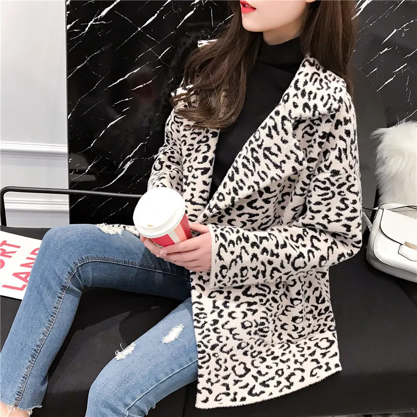 

2020 new arrivals fashion design leopard print short coats for women ladies