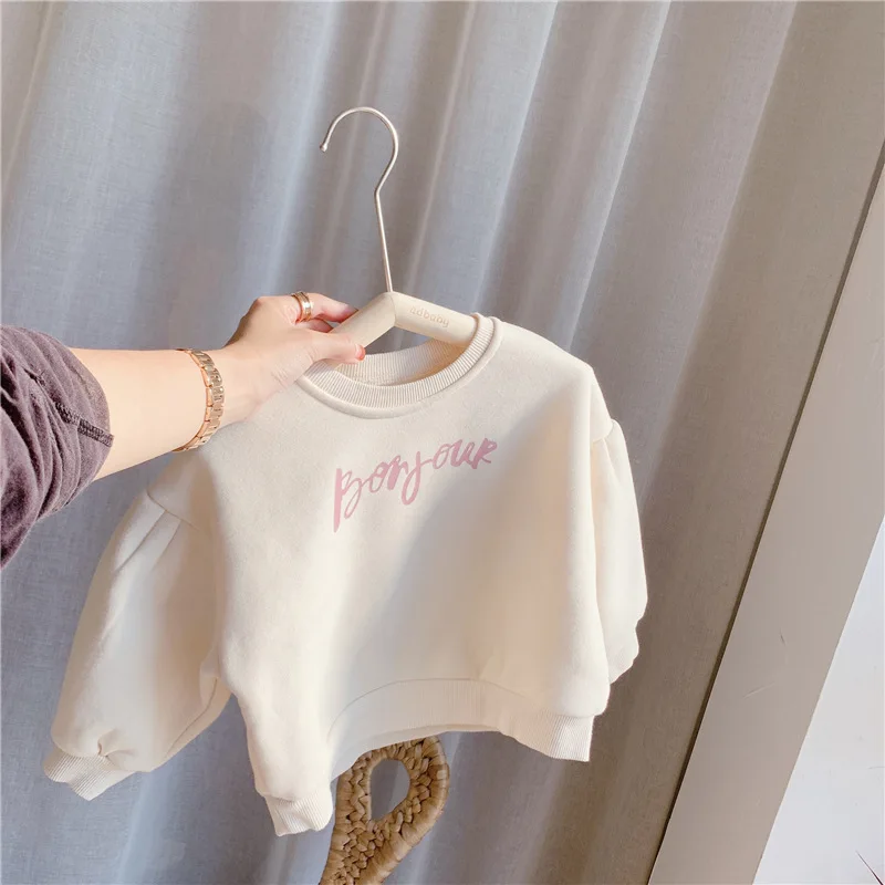 

Letter print Baby Girl Tops Spring Autumn Long Sleeve sweater