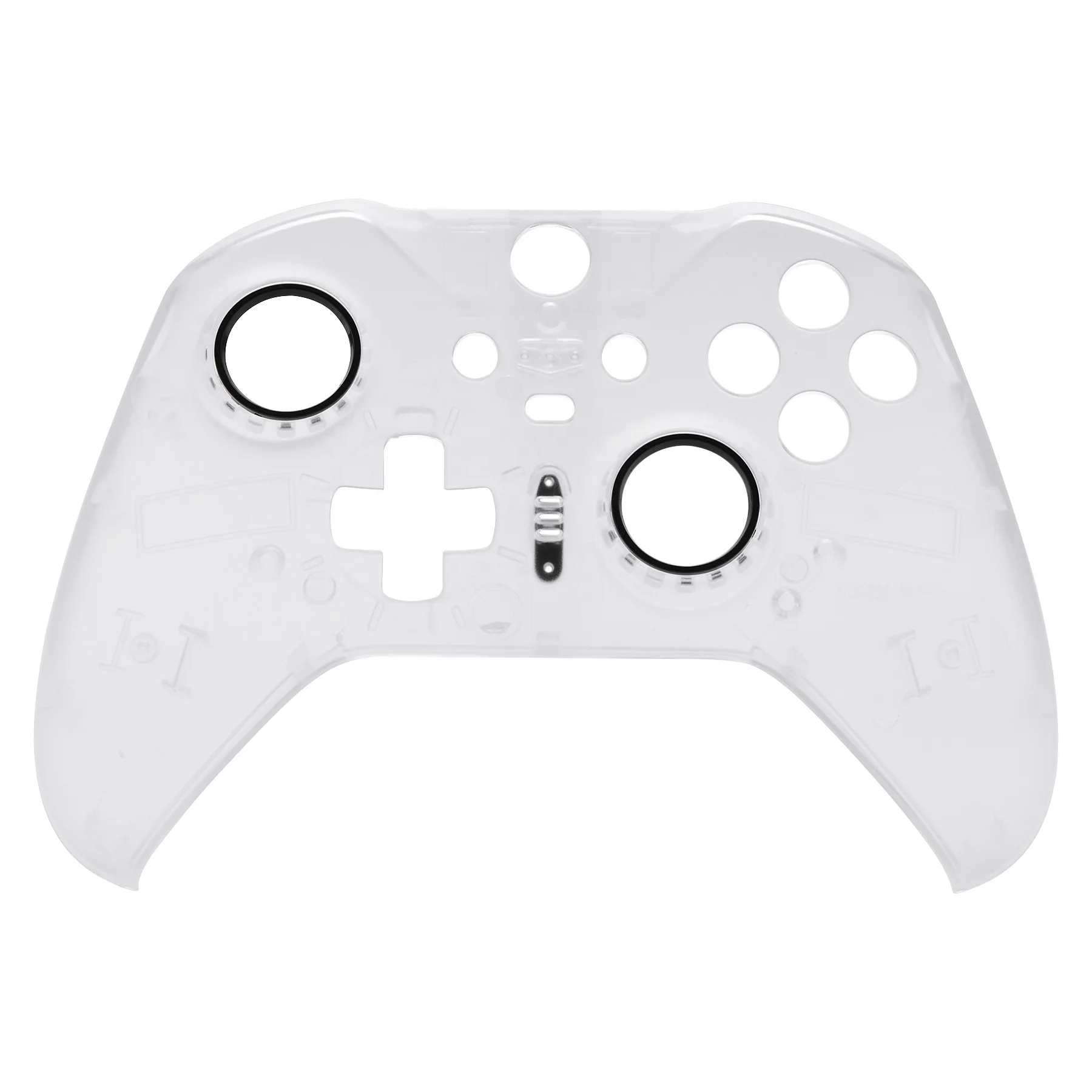 

Wholesale Translucent Clear Gamepad Accessories Faceplate Housing Cover Case Shell For Xbox One For Elite Series 2 Controller