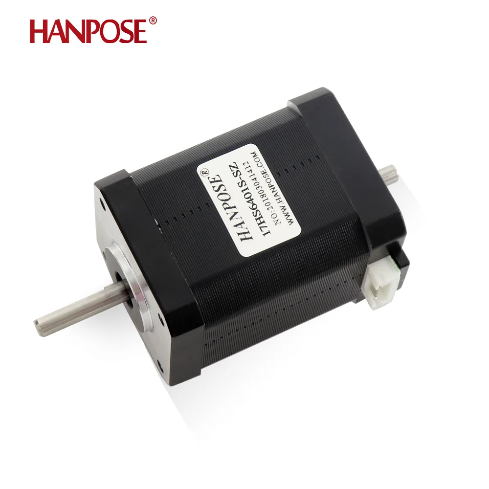 

nema17 stepper motor 17HS6401S-SZ 70N.cm 1.8A Intelligent small car motor 12v for Various instrument double shaft motor nema17