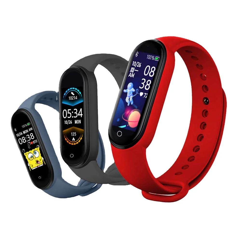 

M6 Sports Bracelet Men Women Fitness Watch Tracker Heart Rate Monitor Waterproof Sport SmartWatch