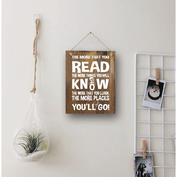 Motivational Inspirational Quotes And Saying Rustic Wood Hanging Wall Art Decor Sign Buy Wall