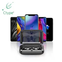 

CTYPE 2019 Wholesale TWS F9 Earphone Waterproof Bluetooth 5.0 with LED Digital Display Touch Wireless Ear Headset 1500mah Power