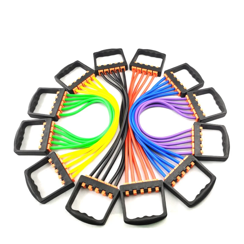 

New in 2021 men workout resistance bands High flexibility chest expander, 6 colors to choose