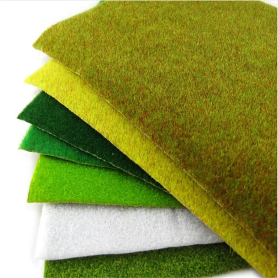 

1mx2.5m Artificial Scale Model Grass Mat All Scale Z N TT HO OO O G For Building Kits Toy Diorama Train Layout