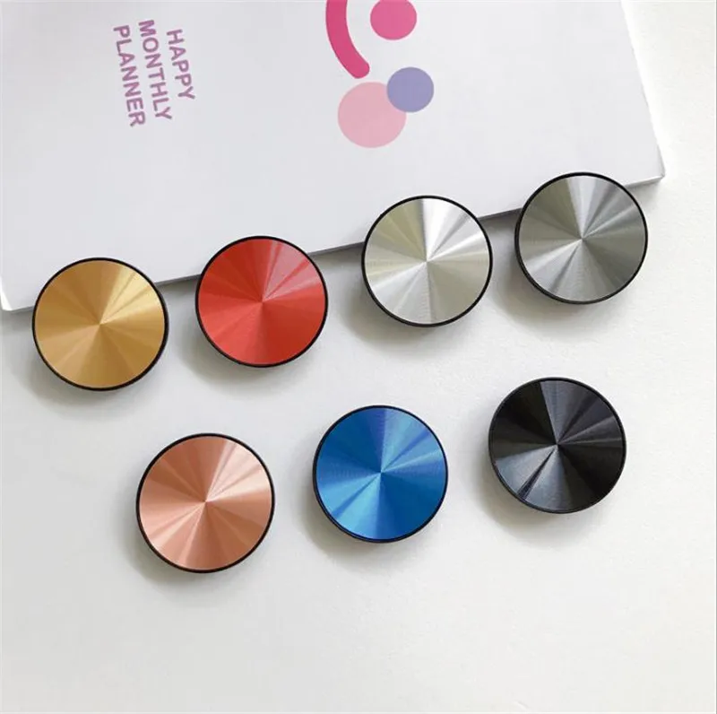 

New Style CD Grain Phone Cool Sockets Promotional Gift Phone Holder For Popping, Grey black silver red rose gold ect