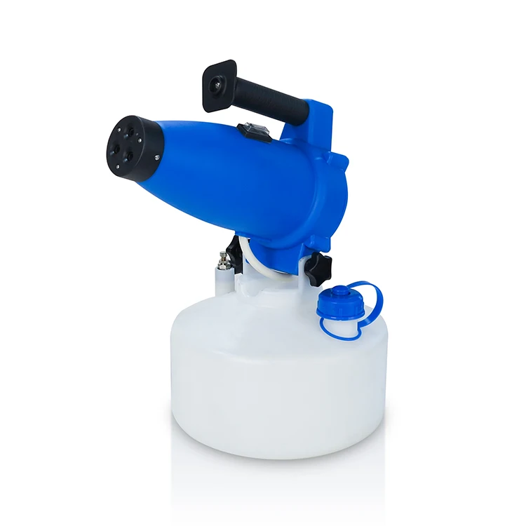 

6.0L1000W Mini fog machine electric ULV cold fogger portable hospital disinfection sprayer, Blue