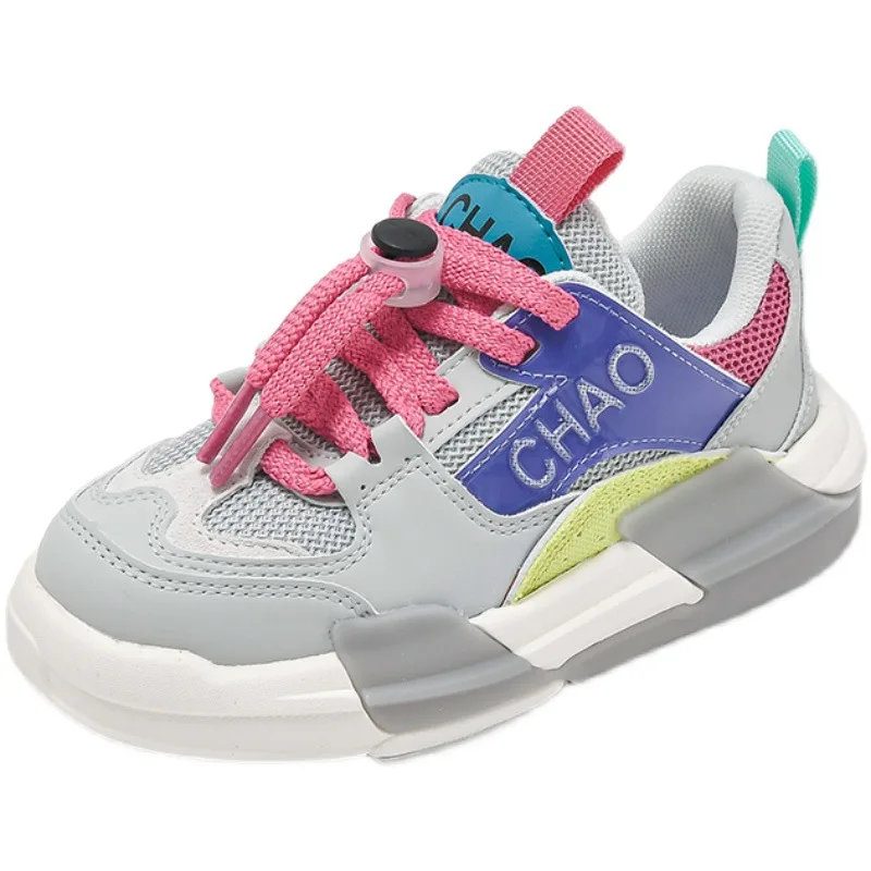

China Baby Breathable Walking Sneakers Soft School Boys Girls Casual Shoes Children's Sneaker