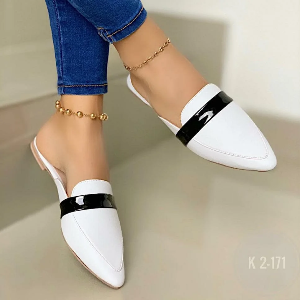 

Women's Slippers New Summer 2021 comfortable flat bottomed women's shoes Baotou outdoor slippers drop shipping, White, black, khaki